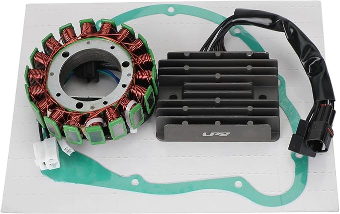 Regulator Magneto Stator Coil Gasket Fits for Suzuki VL1500 Intruder C1500 2005-2009, VL1500 Boulevard C90 2005-2009, VL1500T Boulevard C90T 2005-2009