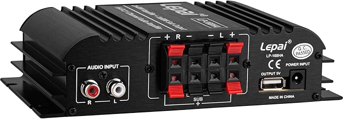 Lepai LP-168HA 2.1 2x40W Mini Amplifier + 1x68W Sub Output