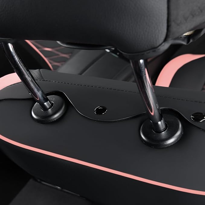 FLORICH Car Seat Covers Front Seat, Leather Seat Covers for Cars, Waterproof Car Seat Protector Breathable, Front Seat Covers for Cars, Automotive Seat Covers Universal Fit for Most Cars SUV Truck