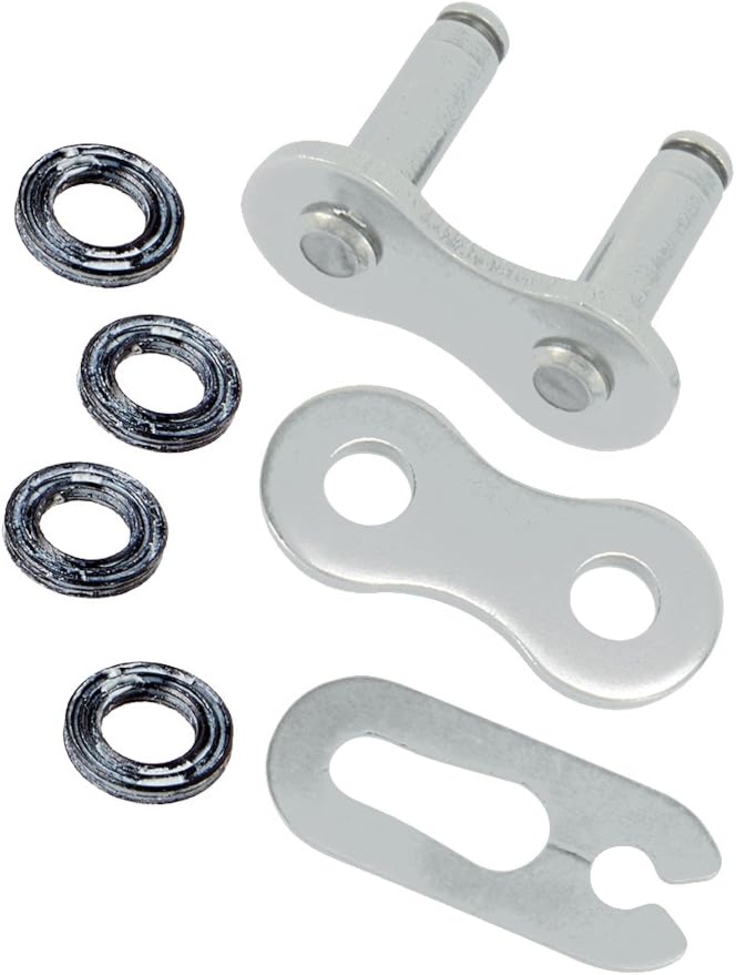 JT Sprockets Chain JTC530X1RNNSL (530 Series) Nickel X-Ring Clip Type Connecting Link