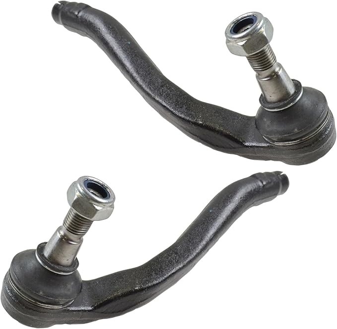TRQ Outer Driver and Passenger Side Tie Rod Set 2 Piece Compatible with 1998-2003 Mercedes-Benz ML320 1999-2001 ML430 2000-2003 ML55 AMG 2003-2005 ML350 2002-2005 ML500