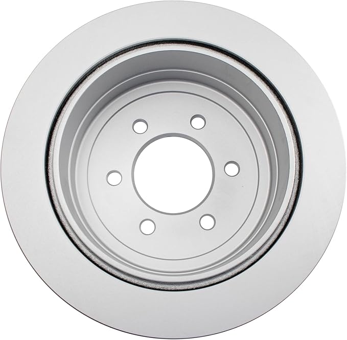TRQ Rear Brake Rotor Set G Coated Vented Compatible with 2004 Ford F-150 2004 Ford F-150 Heritage 2005-2011 2006-2008 Lincoln Mark LT