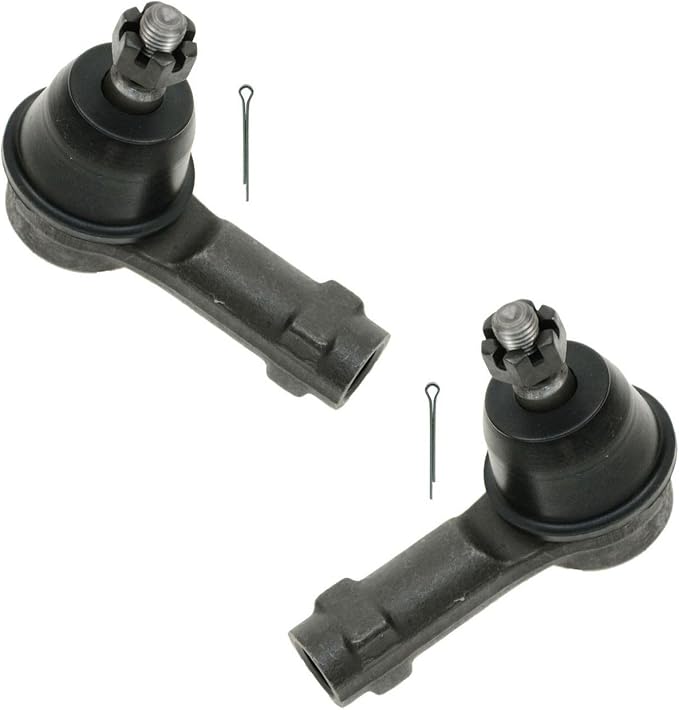 TRQ Outer Driver and Passenger Side Tie Rod Set 2 Piece Compatible with 2007 Ford Focus, 2006 Ford Focus From 12 07 05 Production Date