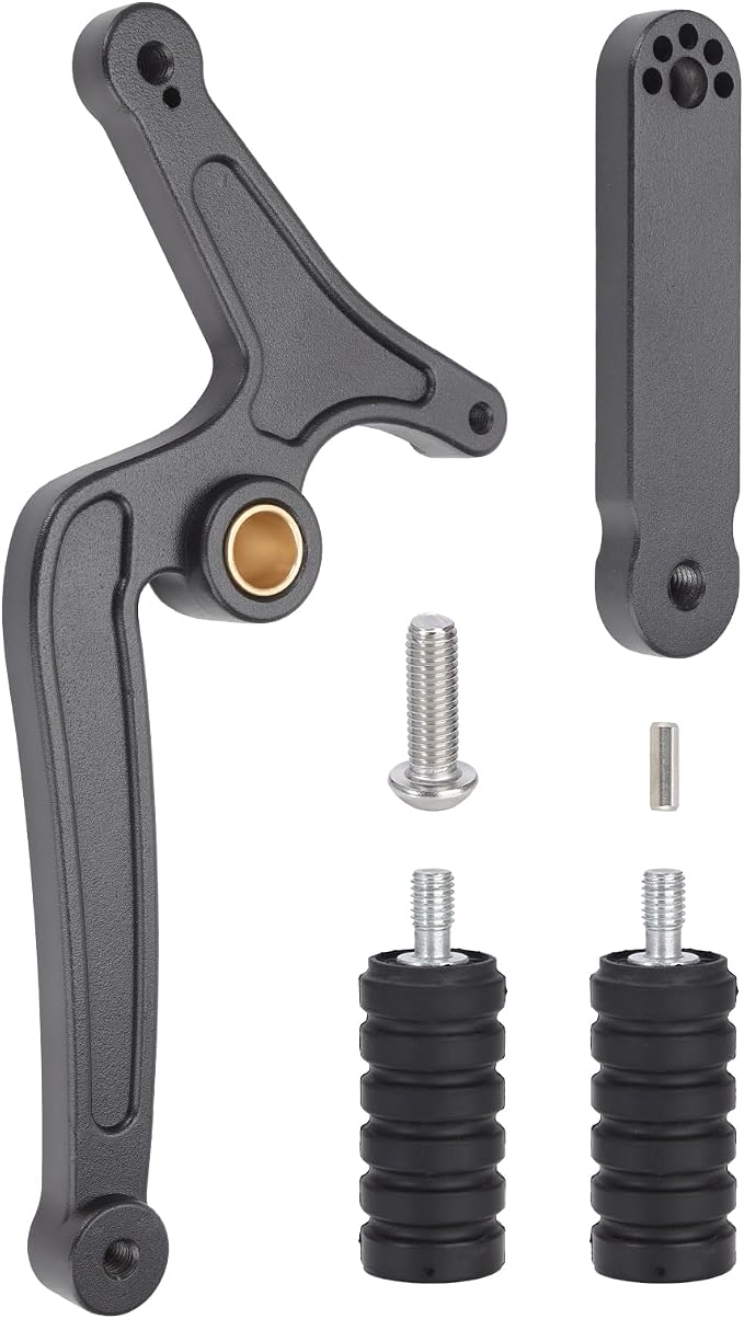 Motorcycle Heel Toe Gear Shift Lever for Indian Scout and Scout Sixty 2015-2024, CNC Aluminum Gear Shifter Lever Pedal, Shift Peg, Black (Black A)