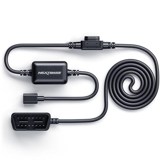 Nextbase Piqo Quick Connect Cable, 0.7-Meter Cable, Plug and Play Setup, Powers Smart Parking, Compatible with Piqo 1k