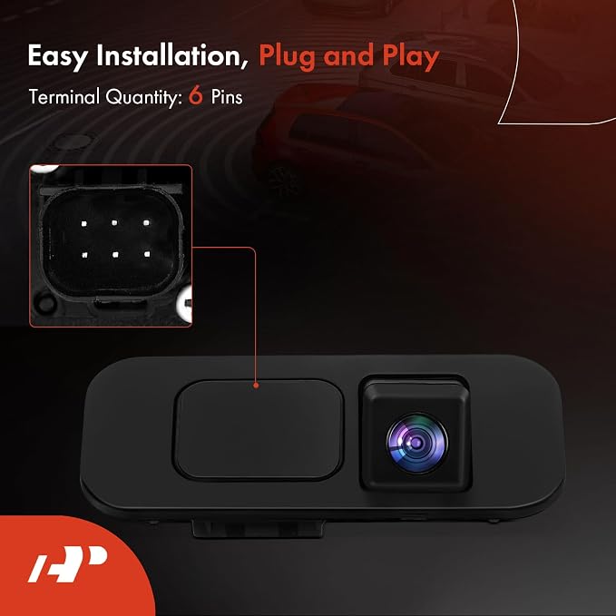 A-Premium Rear View Backup Camera Compatible with Toyota | Parking Camera for 2014 2015 2016 Corolla