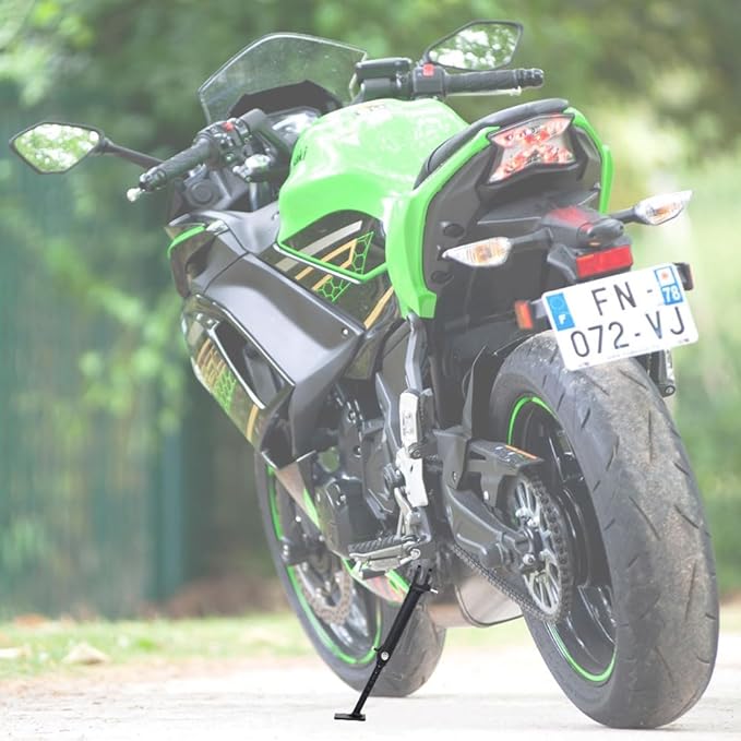 Xitomer 3 inch Adjustable Kickstand Fit for Ninja ZX-6R ZX6R 2013-2026 ZX 6R Motorcycle Adjustable Side Stand Adjustable Kickstand Steel