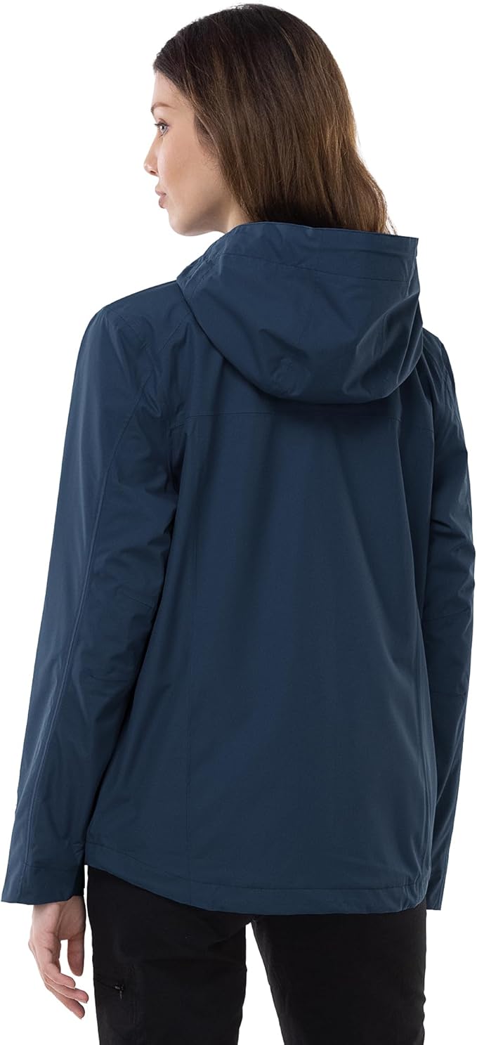Outdoor Ventures Packable Rain Jacket Women Lightweight Waterproof Raincoat with Hood Cycling Bike Jacket