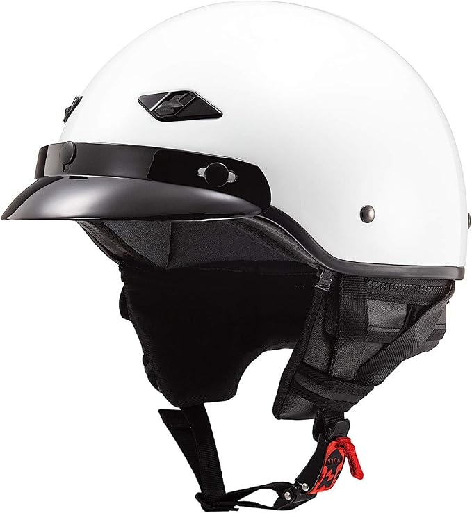 LS2 Helmets Bagger Motorcycle Half Helmet