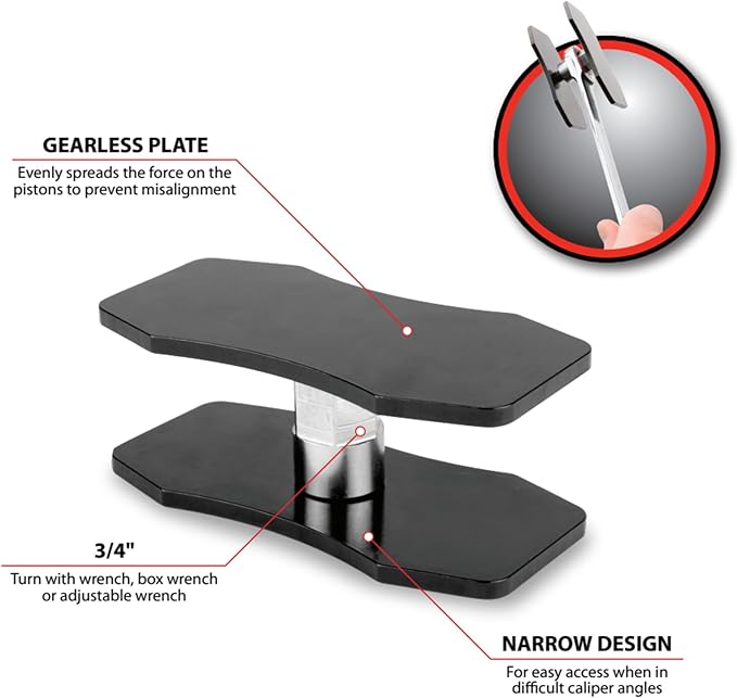 Performance Tool W80109 Universal Brake Pad Spreader for Easy and Efficient Brake Maintenance and Repair