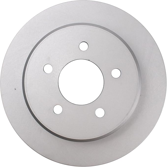 TRQ Rear Brake Rotor Set G Coated Solid Compatible with 1997-2007 Chrysler Town and Country 1998-2000 Plymouth Voyager 2001-2007 Dodge Caravan 1997-2007 Grand Caravan