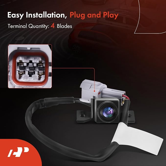A-Premium Rear View Backup Camera Compatible with Hyundai | Parking Camera for 2011 2012 Azera - Replace# 957603V011