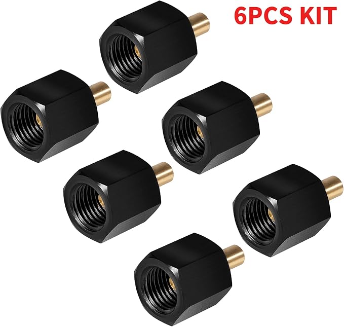 EN-47589-02 9011 Diesel Rail Fuel Injector Cap/Fuel Pressure Test/Block Off Adapter Tool Set Alt for 2003-2009 Ram 2500, 3500 Cummins 5.9L/2001-2005 GMC Chevy Duramax 6.6L LB7 & More (6PCS)