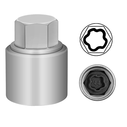 044 Wheel Locking Nut Key Compatible With BMW Series, Socket OD 27mm - ID 25mm, Lock Nut Adapter, Anti-Theft Lug Nut Removal Tool, Screw Remover