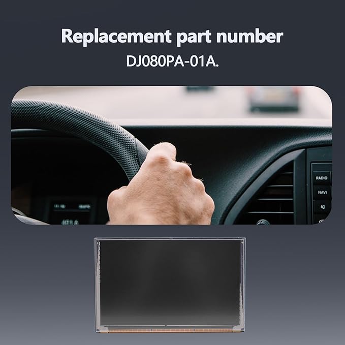 8 Inches Touch Screen-Digitizer Navigation Radio LCD Compatible Chevy Silverado Suburban Tahoe Colorado, GMC Sierra Yukon Acadia Terrain Canyon Replace DJ080PA-01A