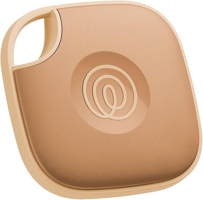 Life360 Tile - Bluetooth Tracker, Keys Finder and Item Locator for Keys, Bags and More. Phone Finder. Both iOS and Android Compatible. 1-Pack (Dune)