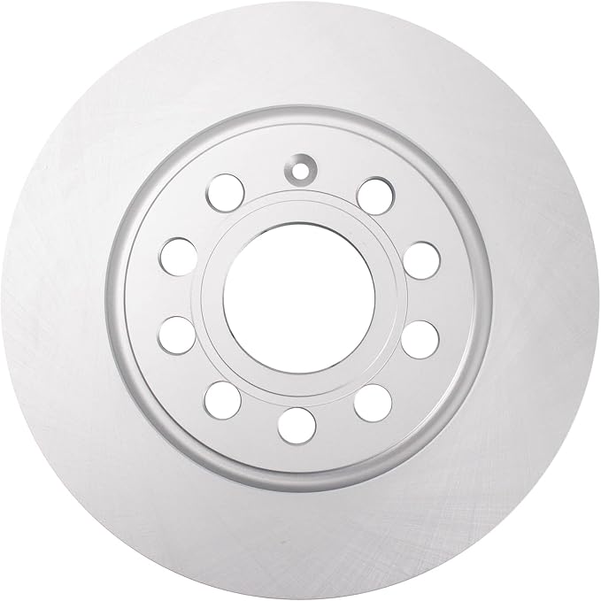 TRQ Front Brake Rotor Set G Coated Vented Compatible with 2011 Audi A3 2011 A3 Quattro 2011-2015 Volkswagen Jetta 2013 Volkswagen GTI