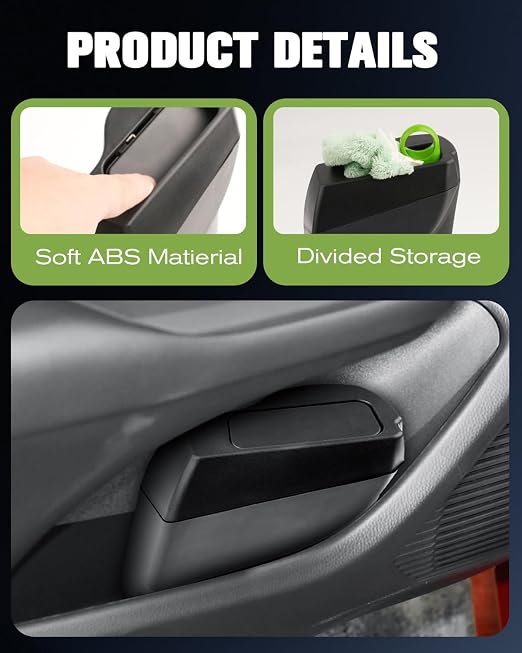 2026 Prius Door Trash Can Trash Bin for Door 2026 Prius XSE Car Door Trashcan Trash Holder for 2023-2026 Toyota Prius Accessories (LE/XLE Premium/Limited/Prime SE/XSE Premium) Driver Side Door Bin