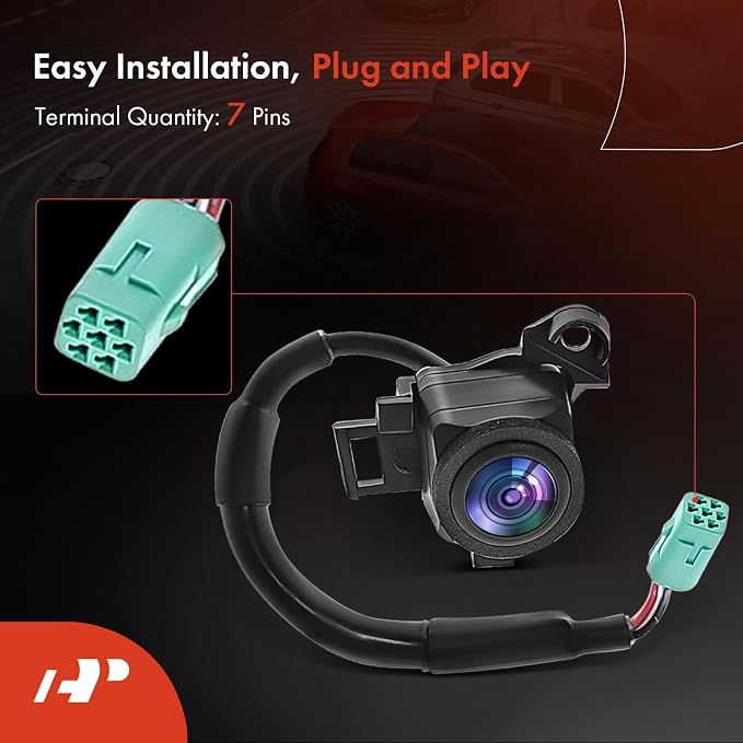 A-Premium Rear View Backup Camera Compatible with Toyota | Parking Camera for 2018 2019 2020 Camry - Replace# TO1367100