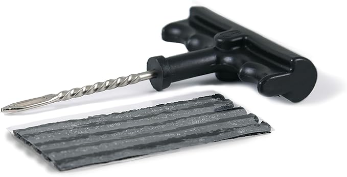Slime 50161 Emergency Roadside Kit with Flat tire Repair and Booster Cables for Moto/Off-Road