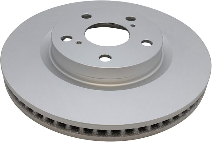 TRQ Front Brake Rotor Set Coated Compatible with 08-18 Toyota Avalon 07-17 Camry 09-18 RAV4 Japan Built Models 1st VIN Digit J 07-18 Lexus ES350 13-18 ES300h