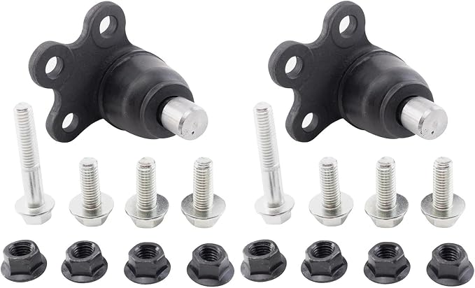 TRQ Front Lower Driver and Passenger Side Ball Joint Set Compatible with 2013-2022 Buick Encore 2012-2018 Chevrolet Sonic 2015-2022 Trax