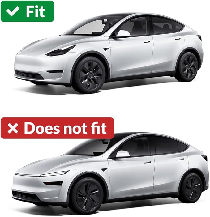 VION Tesla Model Y Roof Sunshade (2024-2020 Model Y) – Full Blackout (No Light Transmission), Cooler Cabin, Dual-Layer Fabric with Graphene-Enhanced UV Coating, No Sagging – Gray