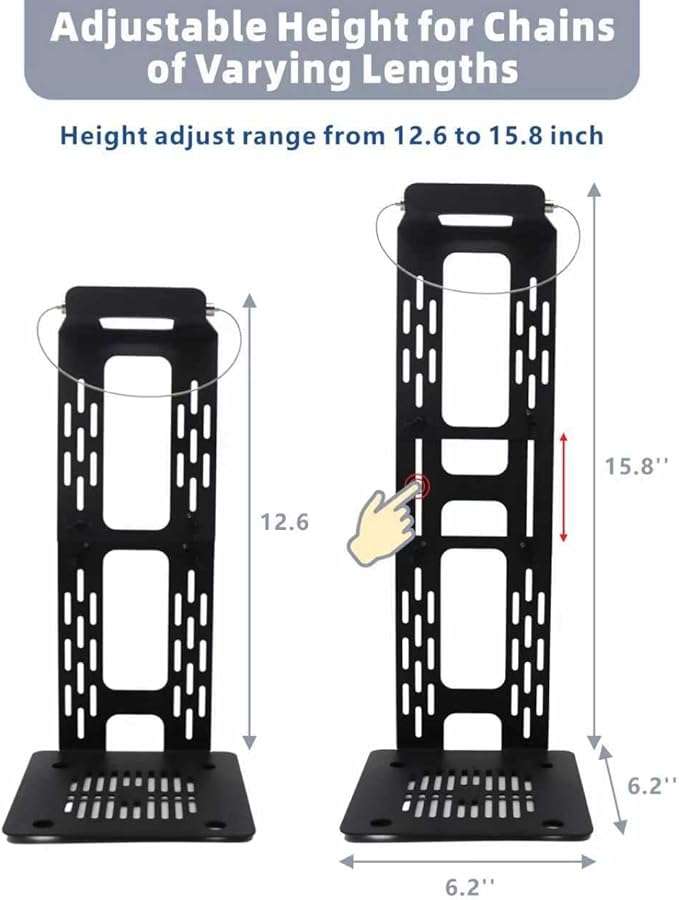 Bicycle Chain Wax Melting Pot, Waxing Melter with Precise Temperature Control, 17oz for 90-120 Links Bike Chain, Quick Melting and Bicycle Chain Cooling Hanger Stand