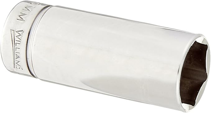 Williams JHWBMD-620 SUPERTORQUE 3/8-Inch Drive Deep Metric 6 Point Socket 20mm Size, High-Polished Chrome Finish, Designed for Maximum Engagement on 6-Point Fasteners