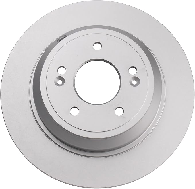 TRQ Rear Brake Rotor Set Solid G Coated Compatible with 2009-2016 Hyundai Genesis 2017-2020 Genesis G80 2016-2017 Kia K900