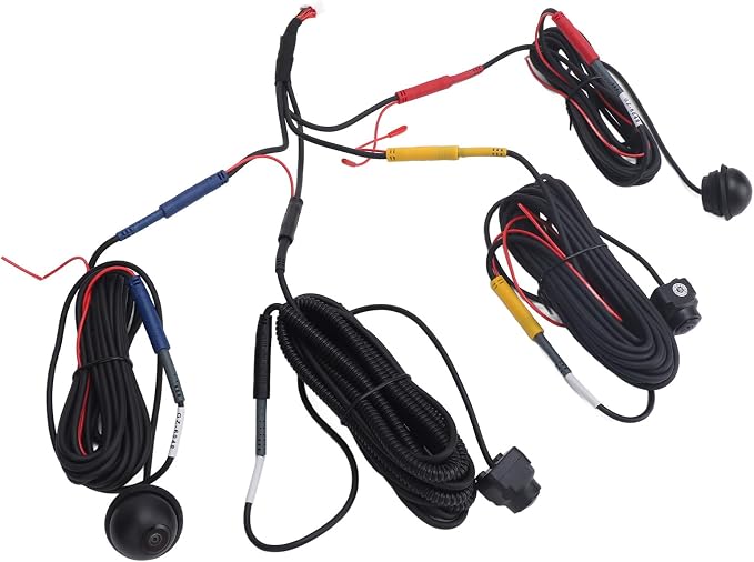 360° Panoramic Car Camera System - 1080P HD Front, Rear, Left & Right View for Car Display (2053 Chip + 6048 Lens)