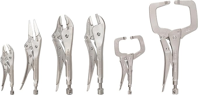 TEKTON Locking Pliers and C-Clamp Set (6-Piece) | PLK99905