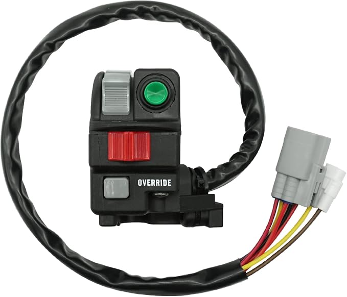 M MATI Left Handlebar Switch Start Stop Headlight Override for Kawasaki Brute Force 750 4x4i KVF750 2012-2021 46091-0243