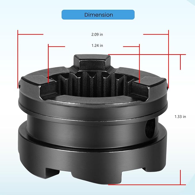 Bonbo Boat Motor Clutch Dog 3 Jaw Reverse Replace for Mercury Clutch Dog Shifter 52-822539t Replace for GLM #11061, Replace for Sierra #18-2236