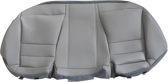 NLQR Back Car Seat Cover, Rear Bench Bottom Vinyl Cover Gray Compatible with Honda Accord 2008 2009 2010 2011 2012
