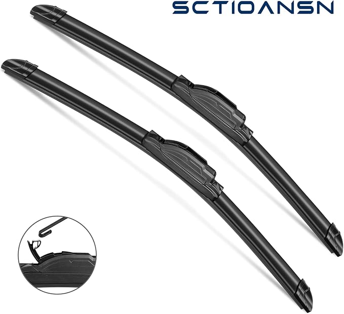3Pcs Windshield Wipers for Toyota Prius C 2012 2013 2014 2015 2016 2017 2018 2019, Original Equipment Premium All Weather Wiper Blades for My Car Car- 28"/14"/8A" (Pack of 3) J- HOOK