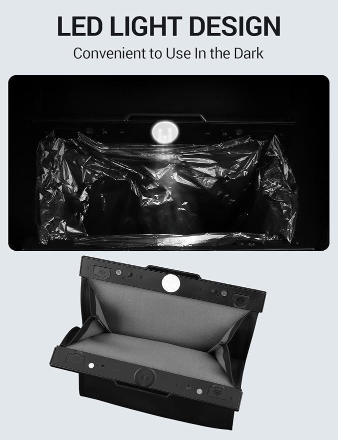 BASENOR Tesla Cybertruck Center Console Organizer and Cybertruck Trash Can