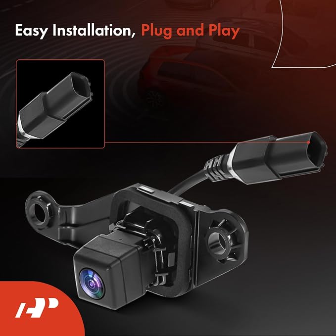 A-Premium Rear View Backup Camera Compatible with Toyota | Parking Camera for 2016 2017 2018 2019 Prius C - Replace# 86790-52210