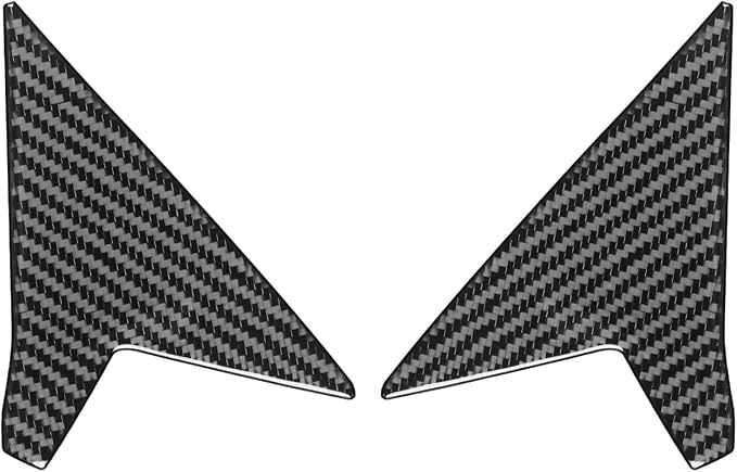 Soft Real Carbon Fiber Compatible with Nissan Altima 2013 2014 2015 2016 2017 2018 Interior Accessories Front Door Triangle Window A-Pillar Posts Cover Car Exterior Trim