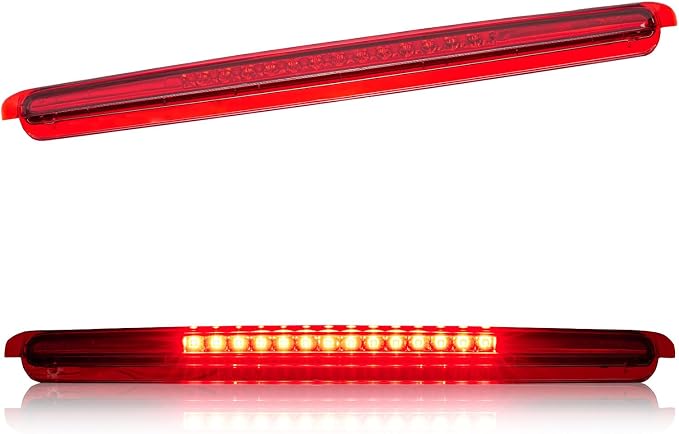 Third 3rd Brake Light LED for 2005-2010 Scion tC, High Mount Rear Brake Lights Assembly for 05-10 Scion tC, Waterproof Center Cab Lamp Stop Light (Red)