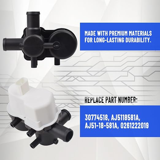 30774518 EVAP Fuel Vapor Leak Detection Pump for Mazda Volvo Selected Models, LDP Leak Detection Pump, Replace 31321575 31392490 AJ5118581A 310-600