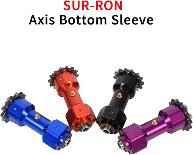 Center Shaft Sleeve for Surron Light Bee X, Sur Ron Drive Shaft Axis Bottom Sleeve Surron Accessories for Surron Electric Dirt Bike (Black)