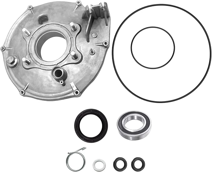 JAVIK Rear Brake backing Plate with Bearing Seals Spring Kit for Honda Fourtrax 300 TRX300 TRX300FW 2x4/4x4 1988-2000