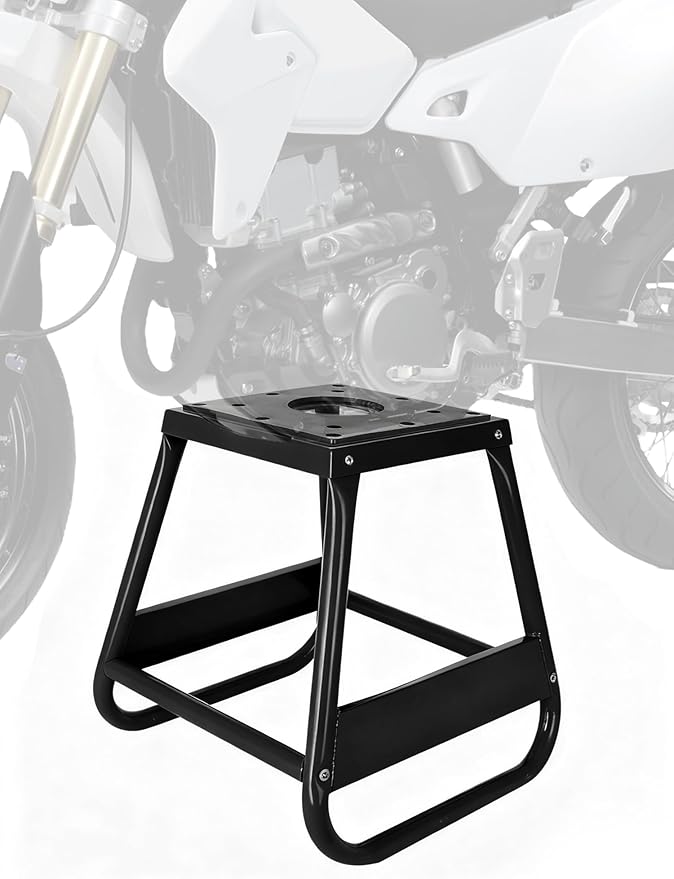 Dirt Bike Stand,Universal Detachable Anti Slip 450Lbs Capacity Motorcycle Panel Lift Box Stand for Motorcycle & Powersports Maintainence-Black