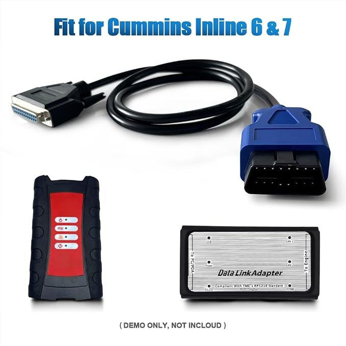 OBD2 J1962 Adapter 4919781 Cable for Cummins Inline 6 & 7 Diagnotic Scanner Tool Replacement for Cummins Inline P/N 4919781