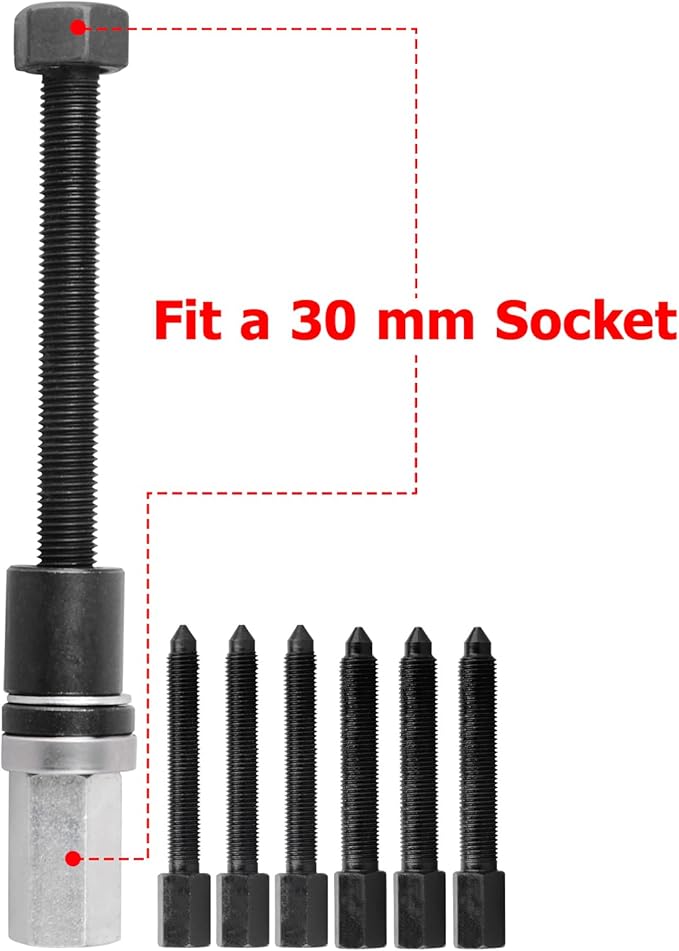 DAYUAN 19pcs Front Wheel Drive Bearing Removal Installation Service Tool Kit FWD Bearing Install Master Set Wheel Bearing Removal Kit