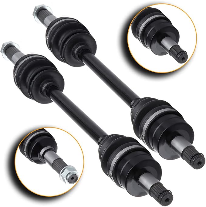cciyu Front Left & Right CV Axle Pair 5B4-F518F-00-00 for Yamaha for Rhino 700 2008-2009 2011-2013