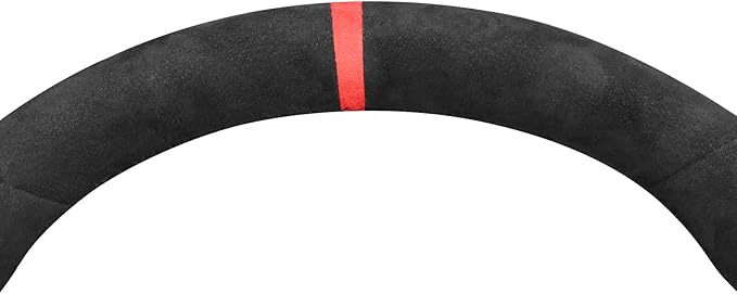 MEWANT Hand Stitch Steering Wheel Cover for Tesla Model 3 2017-2023 Model Y 2020-2023 Black 9040 Athsude Custom Fit DIY Wrap Interior Accessories