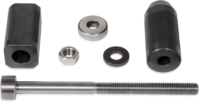 9U-6891 Injector Sleeve Cup Remover & Installer Tool 6pcs Kit Compatible with CAT Caterpillar 3406E C10 C12 C15 C16 C18 Engine Heavy Duty Steel Tools
