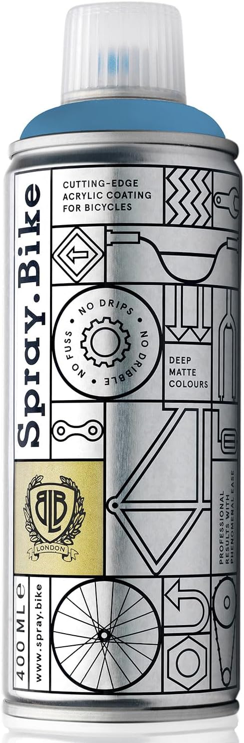 Spray.Bike Spray Paint | Designed Mainly for Bicycles | Multi-Use Acrylic Spray Paint for Metal, Plastic | High Coverage Bike Paint, 400ml, Perry
